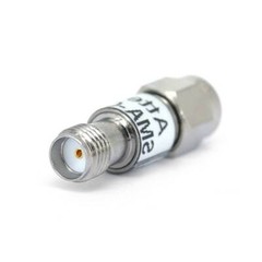 2 Watt SMA Fixed Attenuator with Brass Tri-Metal Plated Body DC-8GHz