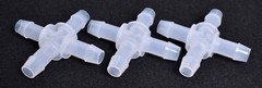 3 Count Nordson Medical 4 Port Cross Manifolds 12 PP CS 4PX680-6005