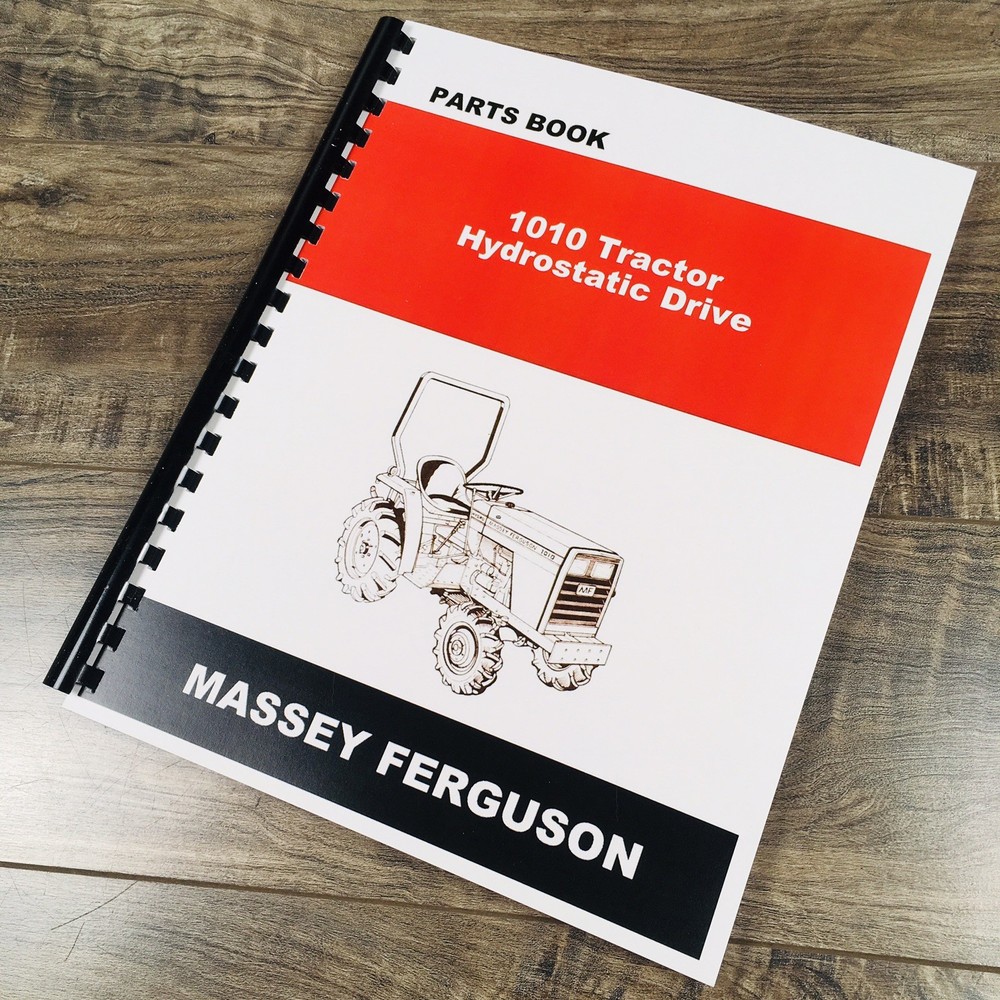 Massey Ferguson 1010 Hydrostatic Tractor Parts Manual Catalog Assembly mf1010