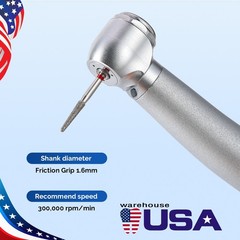 5pcs Dental Diamond Zirconia Cutting Burs Kit FG 1.6mm Fit High Speed Handpiece