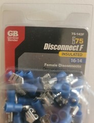 Garder Bender 16-14 AWG 0.250 in Disconnect Female (72-Pack)