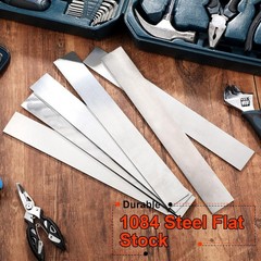 6 Pack 1084 Steel for Knife Making Steel 1/8″ x 1-1/2″ x 12″ Steel Flat Bar f…