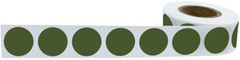 Circle Dot Stickers | 0.75″ Inch Round | 500 Pack | Pick One Color