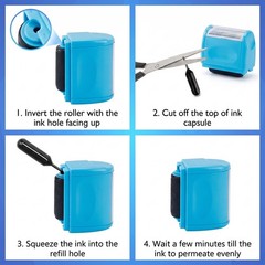 Identity ID Theft Protection Roller Stamp Guard Privacy Confidential Data Secure