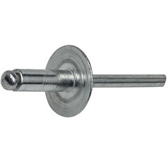 Large Flange Pop Rivets 3/16″ x 3/8″ Aluminum Dome Head (6-6) Blind Qty 50