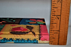 Markings Vintage Fabric Journal Gorgeous Floral Pig Swan Cow Multicolor Design