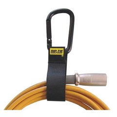 Rip-Tie J-B6-C05-Bk Cable Tie Strap, 6 In L, 1-1/2 In Max Bundle Dia., Black,