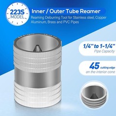 29983 223S Copper Stainless Steel Inner/Outer Tubing Reamer, 1/4″ to 1-1/4″