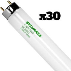 (30) LED VANCE/Sylvania T8 Bulbs – FO32/841/ECO – Medium Bi-Pin – 4100k white