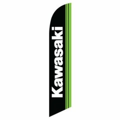 Kawasaki dealership Advertising Feather Banner Swooper Flag – FLAG ONLY –