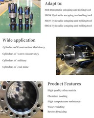 Oil cylinder rolling scraper R420.37-11T3