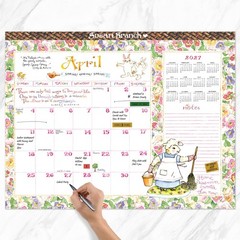 2027 Susan Branch Large Desk Pad Monthly Blotter Calendar