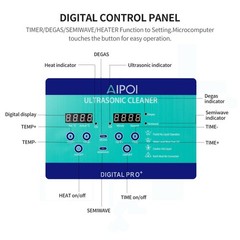 AIPOI 30L Ultrasonic Cleaner Cleaning Equipment Liter Industry Heated W/ Timer