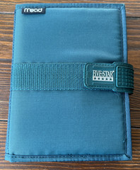 Vintage 1990s Small Mead Five Star Day Student Planner Personal Organizer Teal