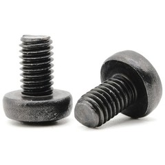 Stainless Screws for Audi A4 License Plates (Set of 4, Black, Rear)