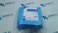 Dukal Isolation Gown Blue REF 301BL Bag of 10