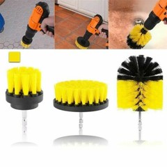 3PCS Drill Brush Power Scrubber Drill Attachments For Carpet Tile Grout Cleaning