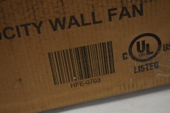 BILT HARD 20 in High Velocity Wall Fan Outdoor Rated 120V UL Listed HFE-0703