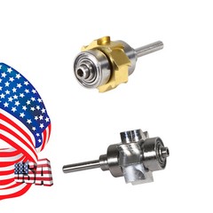 New Dental High Speed Fiber Optic LED Handpiece /Quick Coupler 6 Hole Rotor USA