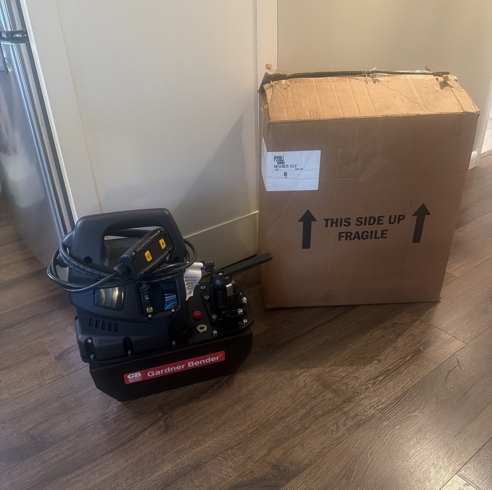 NEW GARDNER BENDER 10,000 PSI Hydraulic Electric Pump ENERPAC ZU4 Pendant 115V