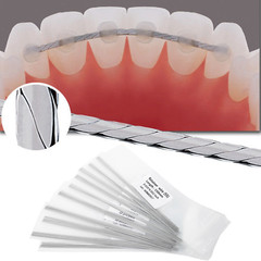 10 Pcs Dental Orthodontic Flat Strand Stainless Steel Lingual Retainer Wire