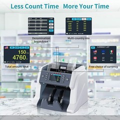 Ribao BC-40 Mixed Counter Bill Counter Value Counter (refurb)