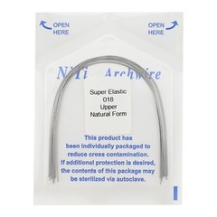 100PCS Dental Orthodontic Niti Arch Wire Natural Form Elastic Round Rectangular