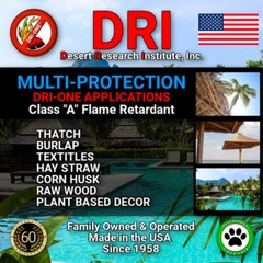 Flame Retardant Spray Class A for Fabric, Wood & Plant Based Products – 1 Quart