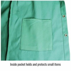 NEW Revco Black Stallion F9-30C 9oz. 30″ Cotton FR Green Welding Jacket S-2XL