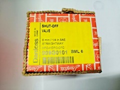BML 6 NEW DANFOSS SHUT-Off Valve 6 MM 1/4 IN.SAE STRAIGHTWAY HFC-HCFC-CFC BML6