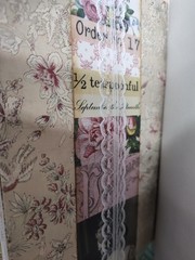 Handcrafted Pink & Green Floral Journal, Planner, Notebook, Album
