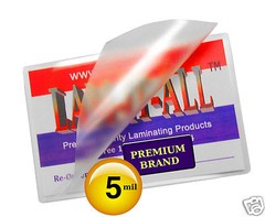 LAM-IT-ALL Hot Laminating Pouches 2-1/2 x 3-5/8 School Card [pack of 100] 5 Mil