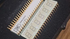 1x Super Rare Vintage White Gold Ceramic IC HP 1990-0311 Dot Matrix Display Chip