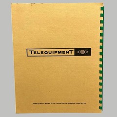 Telequipment Tektronix Types D54 & D54R Oscilloscope Manual 1972 Ships Quickly