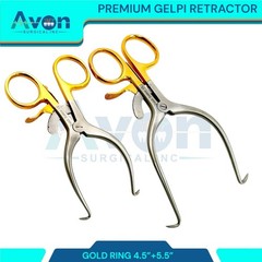4.5in & 5.5in Gelpi Veterinary Surgical Retractors, Self-Retaining – Premium 2pk