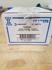 Intermatic K4223C, Stem and Swivel Mount Thermal Photocontrol, 208-277 V 15AMP 