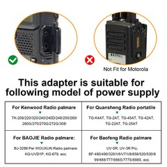2 Pin Walkie Talkie Earpiece Headset Earphone for BAOFENG/BAOJIE/WEIERWEI Radio