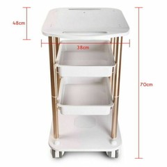 For Cavitation Beauty Machine Stand Rolling Cart ABS Aluminum Beauty SPA Trolley