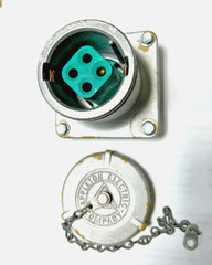 APPLETON ACR3034 POWERTITE RECEPTACLE.4 PIN AND SLEEVE 30 AMP 250VDC 600VAC