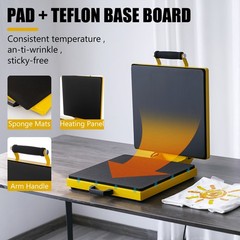 15 x 15 Digital Clamshell Heat Press Transfer T-Shirt Sublimation Press Machine