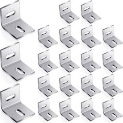 18 Pcs Heavy Duty Wood Table Top Expansion Bracket Steel Z Clips Fastener Con…