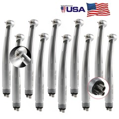 10 NSK Style DENTAL LED E-generator HIGH SPEED HANDPIECE 4-Hole PDM