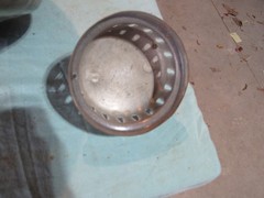 Vtg 14″ Galvanized Steel Milk Strainer Filter Sieve 3pc Lot Antique Steampunk F6