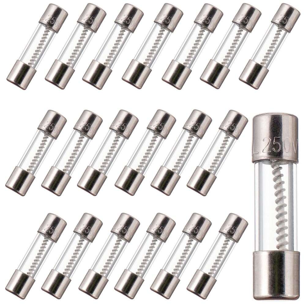 BOJACK T0.5AL250V 5x20mm 0.5A 250V Slow Blow Fuses 0.5 Amp 250 T0.5A, C-425