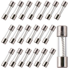 BOJACK T0.5AL250V 5x20mm 0.5A 250V Slow Blow Fuses 0.5 Amp 250 T0.5A, C-425