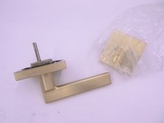 Kwikset 818SCEXHFL 4 SMT San Clemente Handleset with Halifax Lever Satin Brass