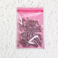 New Flat Pink Plastic QuickQlick™ Bag Pouches Different QTY and Sizes