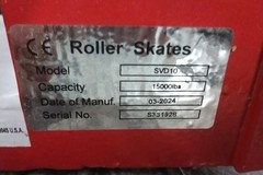 Dayton 21D022 15,000 Lb Load Capacity 10-1/2 In Overall L Machine Roller