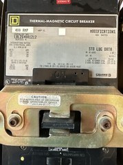 Square D Thermal-Magnetic Circuit Breaker 400 AMP LAL264001212