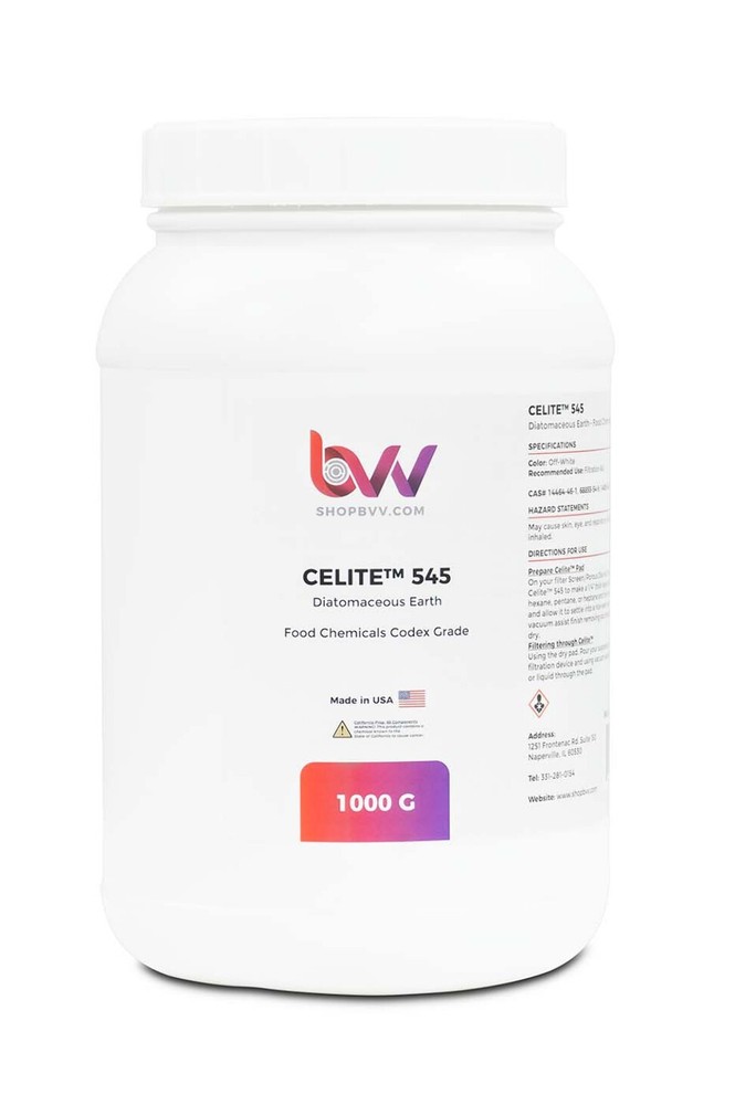 BVV Celite® 545 Diatomaceous Earth (Food Codex Grade) 4.5 Micron